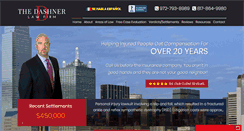 Desktop Screenshot of dashnerlaw.com